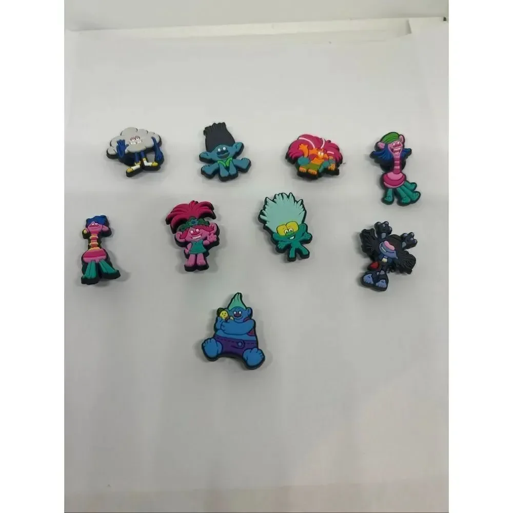 9pc Trolls Shoe/Bag Charm Set 🌈🎶💖